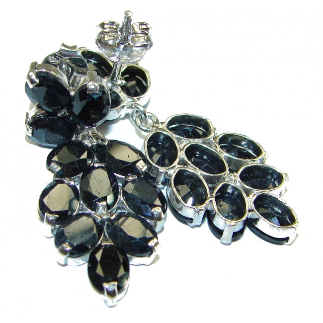 Amazing authentic Onyx .925 Sterling Silver handcrafted earrings